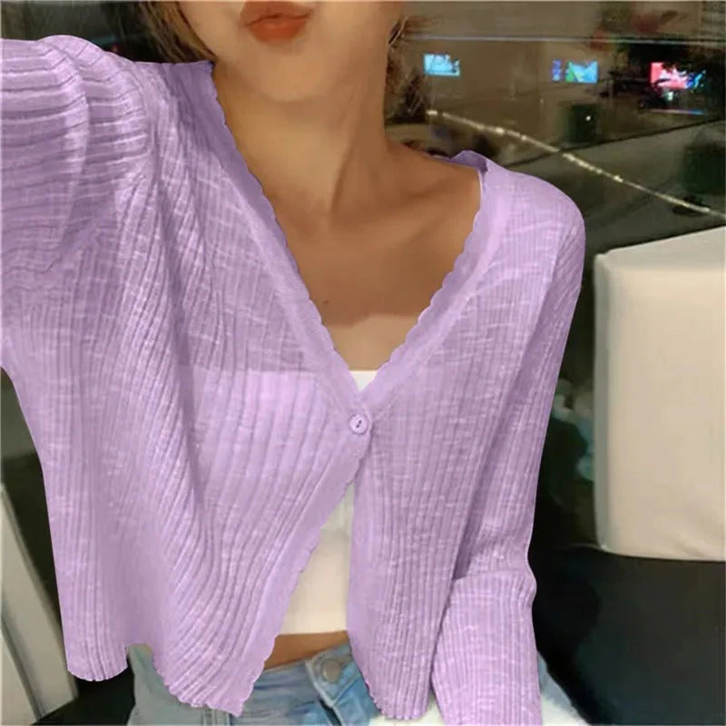 Hannah - Lightweight Summer Knit Cardigan