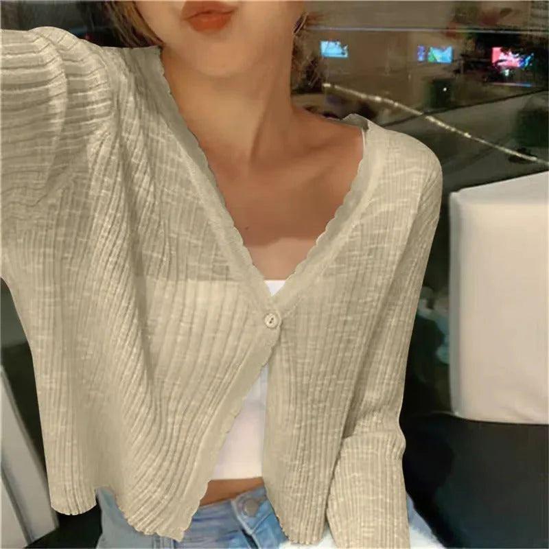 Hannah - Lightweight Summer Knit Cardigan
