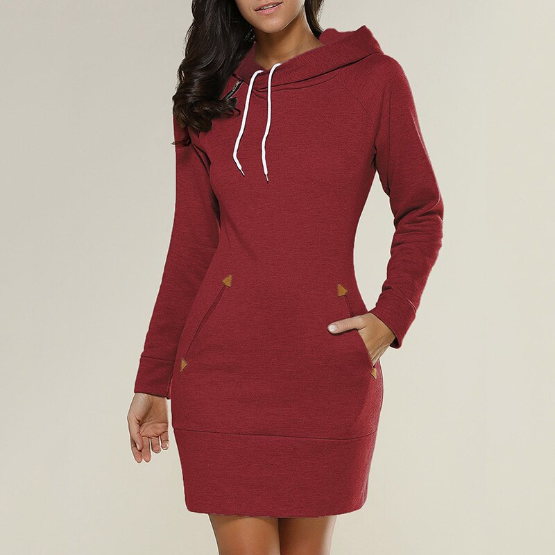 Savannah - Stylish and Cozy Hoodie Dress for Women (Plus Size Available)