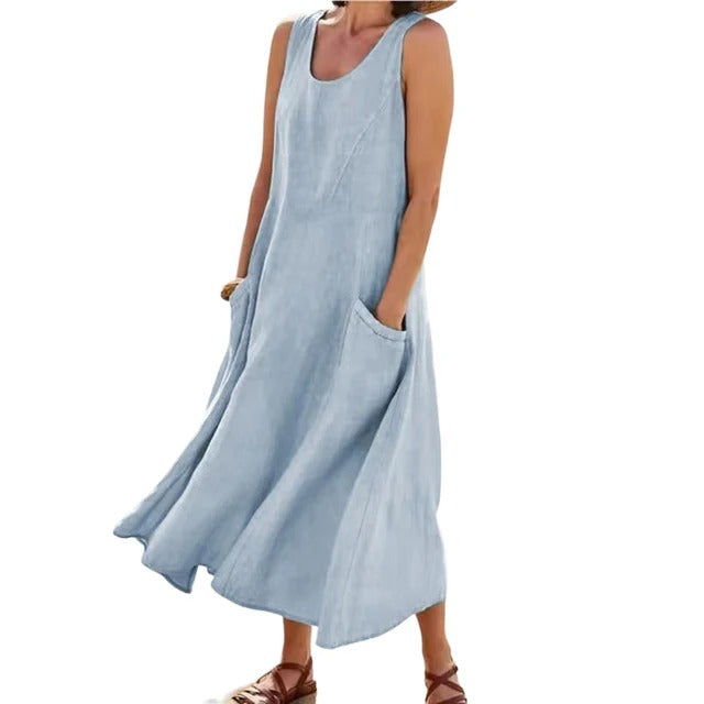 Rhianna - Oversized Tank Shirt Dress