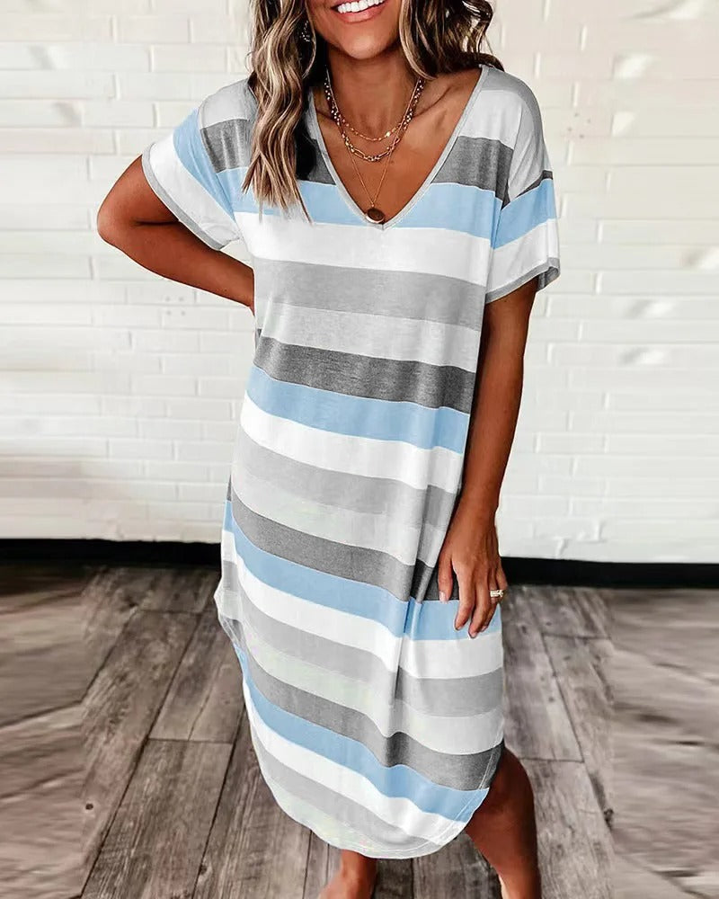 Mila - Striped Summer Dress