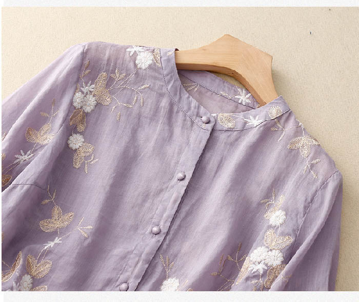 Ruby - Embroidered Blouse