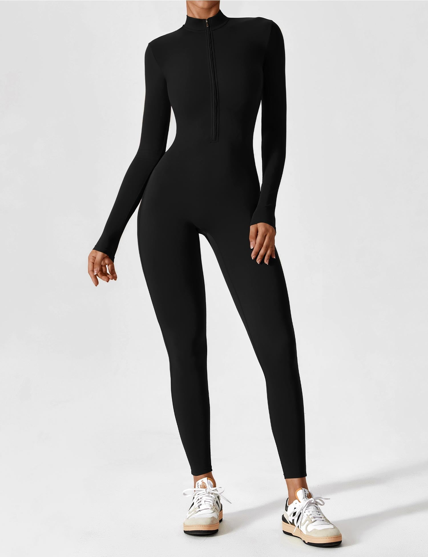 April - Stylish Long-Sleeve Jumpsuit