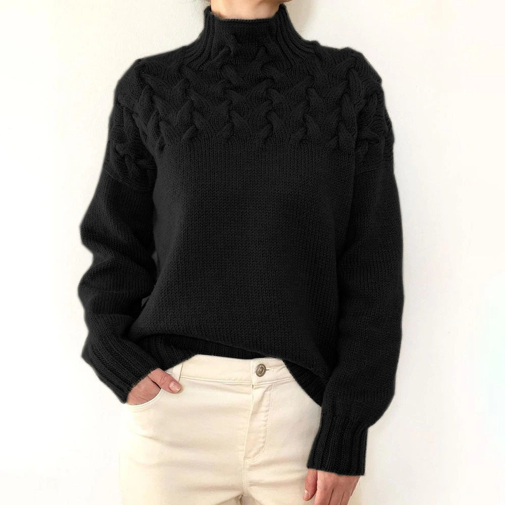 Gracie - Knitted Turtleneck Sweater Warm and Stylish for Cold Weather